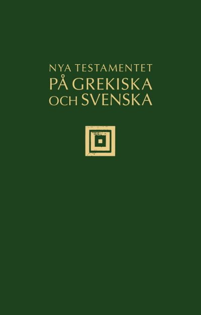 Bok Nya testamentet på grekiska och svenska