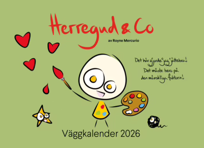 Herregud & Co väggkalender 2026